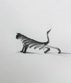 Silent Prowl – Charcoal Gesture Tee