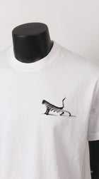 Silent Prowl – Charcoal Gesture Tee