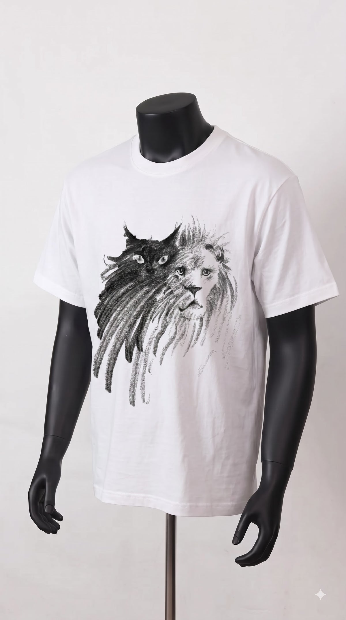 Shadow & Mane – Charcoal Sketch Tee