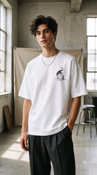 "Playful Cat" Sketch Art Graphic Tee