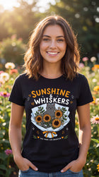 Sunshine & Whiskers Cat Graphic Tee
