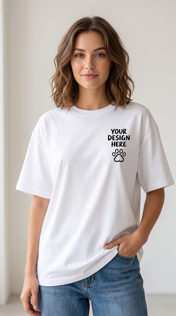 Custom Pet Portrait T-Shirt.