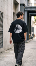 "Playful Cat" Sketch Art Graphic Tee