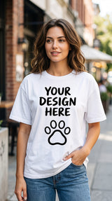 Custom Pet Portrait T-Shirt.
