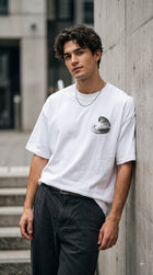 "Playful Cat" Sketch Art Graphic Tee