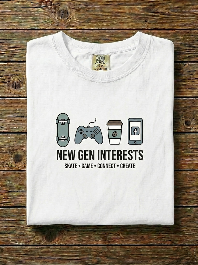 New Gen Interests Graphic T-Shirt