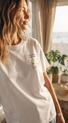 "Sunny Days, Happy Dogs" Golden Retriever Cute Hand-Drawn Graphic Tee