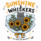 Sunshine & Whiskers Cat Graphic Tee