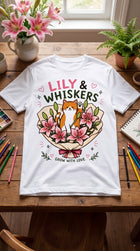 Lily & Whiskers Cat Graphic Tee