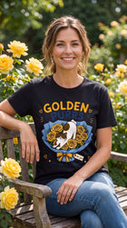 Golden Purrs Cat Graphic Tee