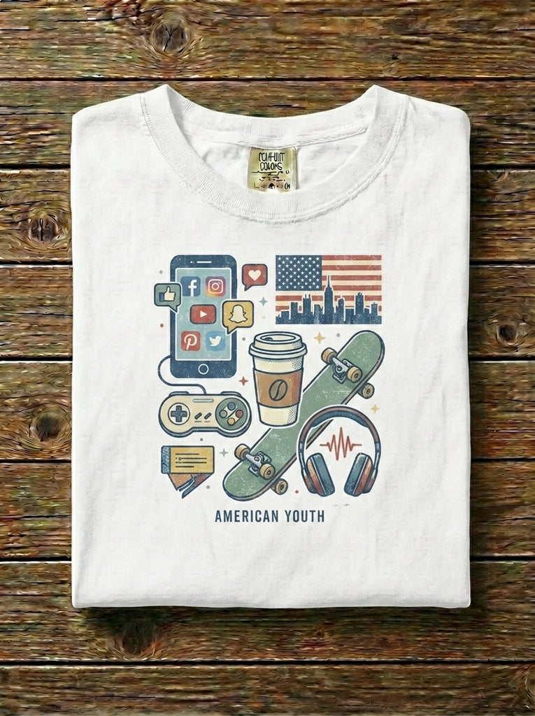 American Youth Graphic T-Shirt