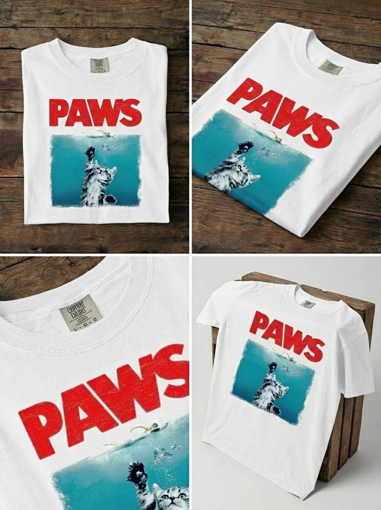 Unisex Artistic Cat Graphic T-Shirt