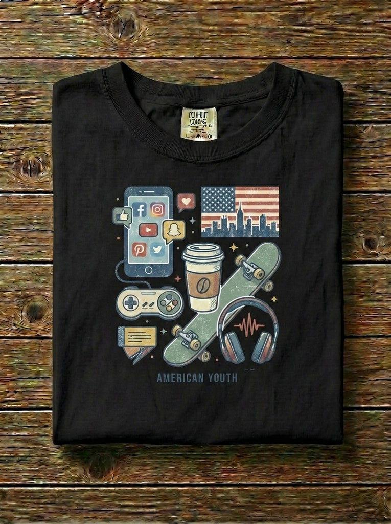 American Youth Graphic T-Shirt