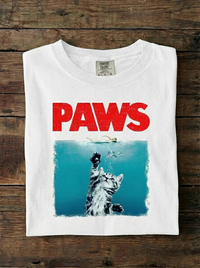 Unisex Artistic Cat Graphic T-Shirt
