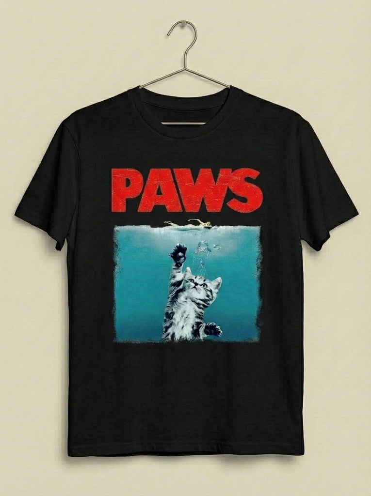 Unisex Artistic Cat Graphic T-Shirt