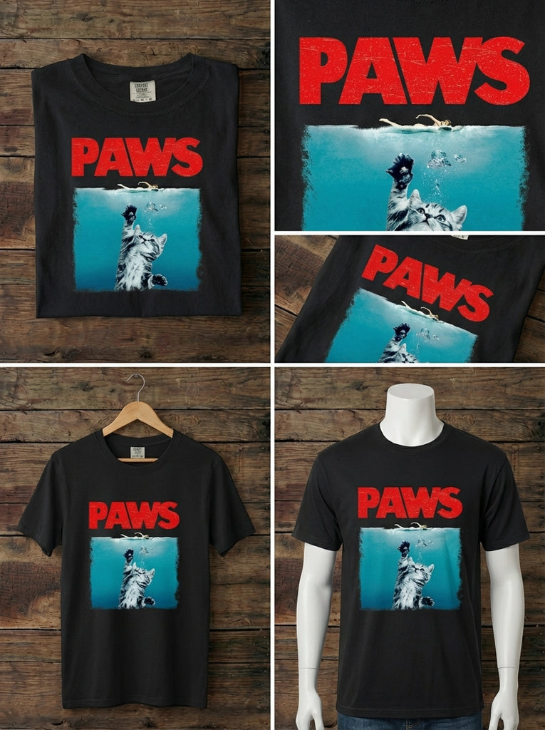 Unisex Artistic Cat Graphic T-Shirt