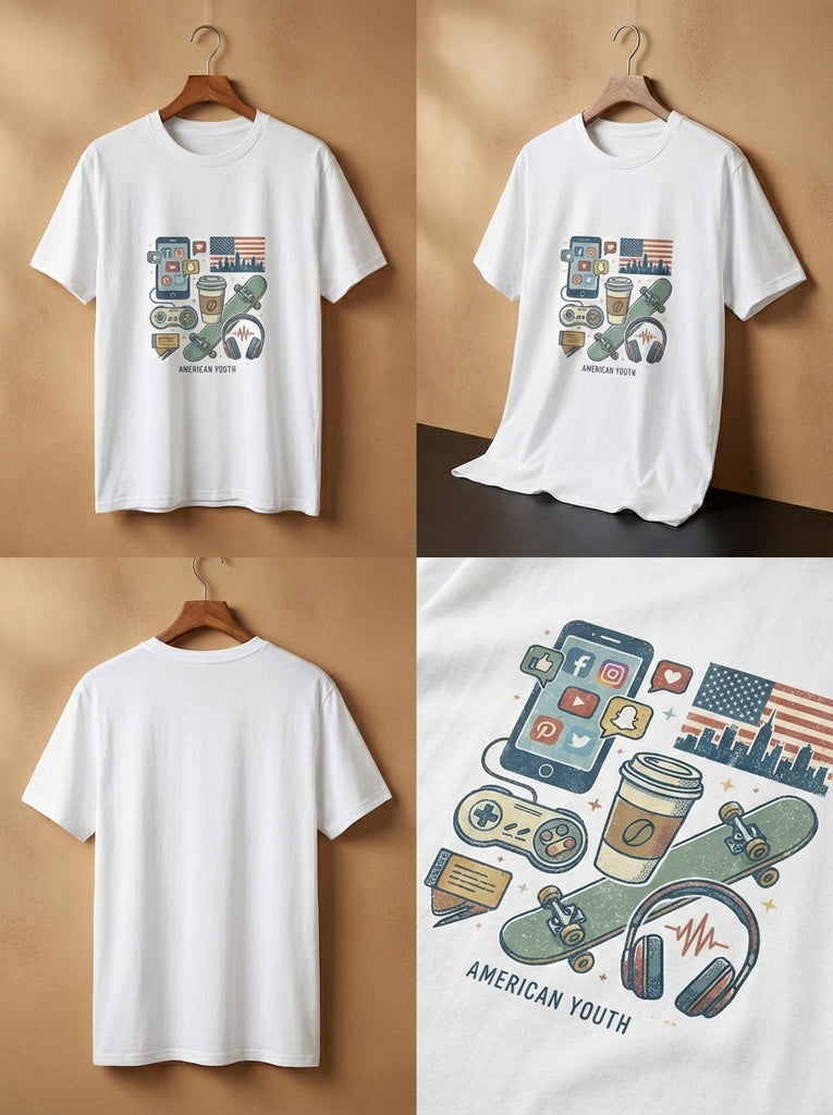 American Youth Graphic T-Shirt